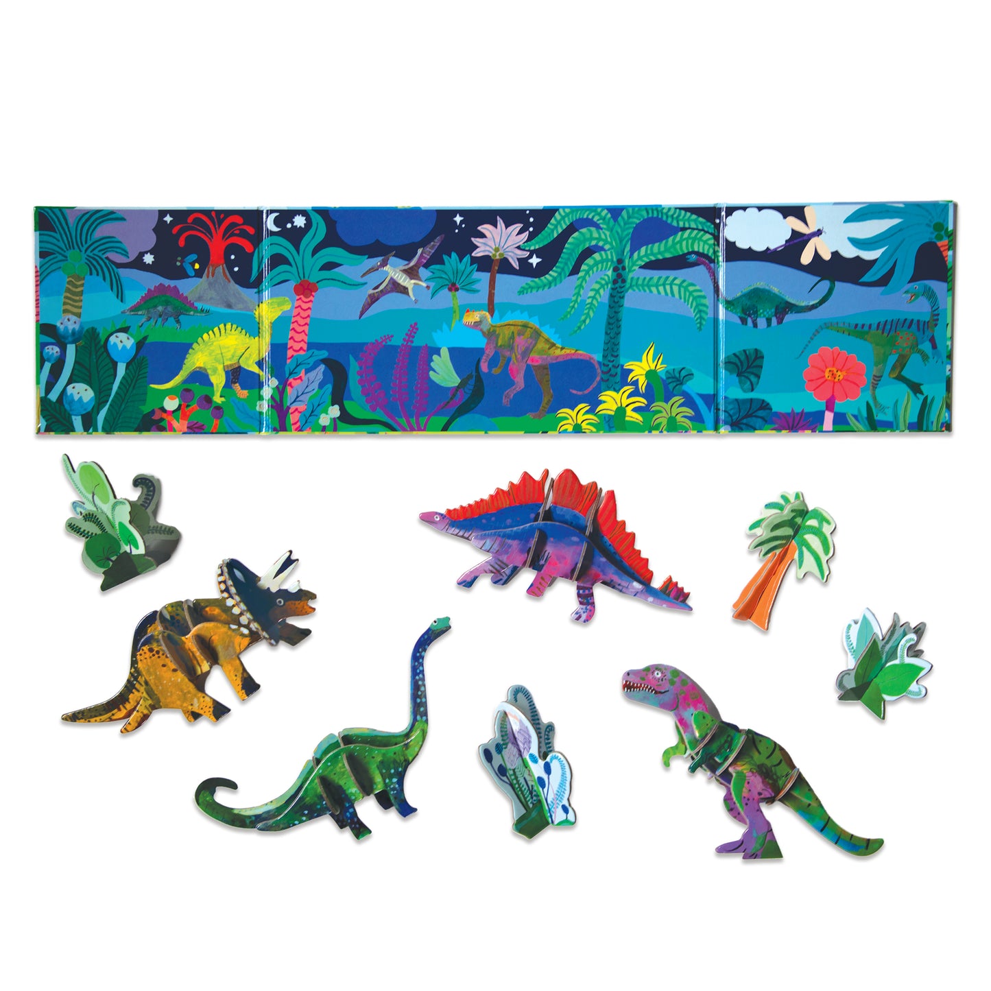 Dino 3D Glow in the Dark Building Set by eeBoo | Unique Fun Gifts