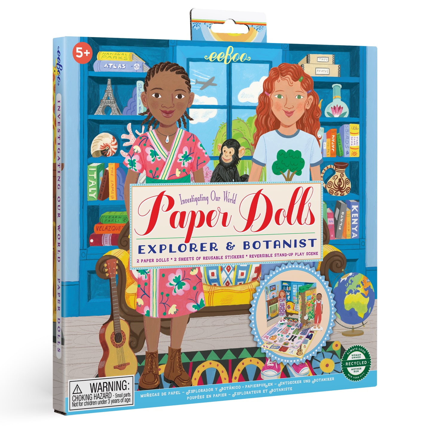 Explorer and Botanist Paper Doll Set | Unique Great Gifts for Kids & Girls 5+