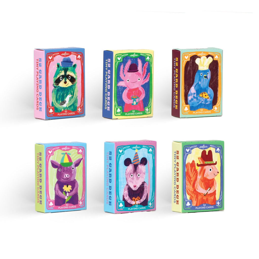 Katie Vernon Tiny Playing Cards Assortment (24) by eeBoo | Unique Fun Gifts