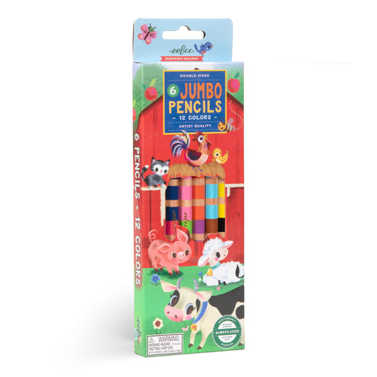 Little Farm 6 Jumbo Color Pencils