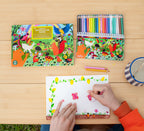 Woodland 24 Mini Watercolor Pencils Tin