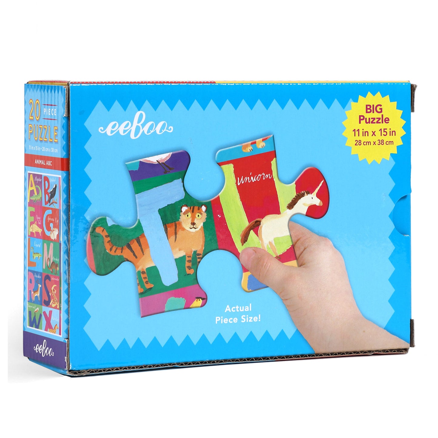 Animal ABC Alphabet 20 Piece Big Puzzle by eeBoo for Kids Ages 3+