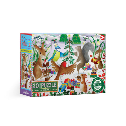 The Little Christmas Tree 20 Piece Jigsaw Puzzle by eeBoo | Unique Fun Gifts