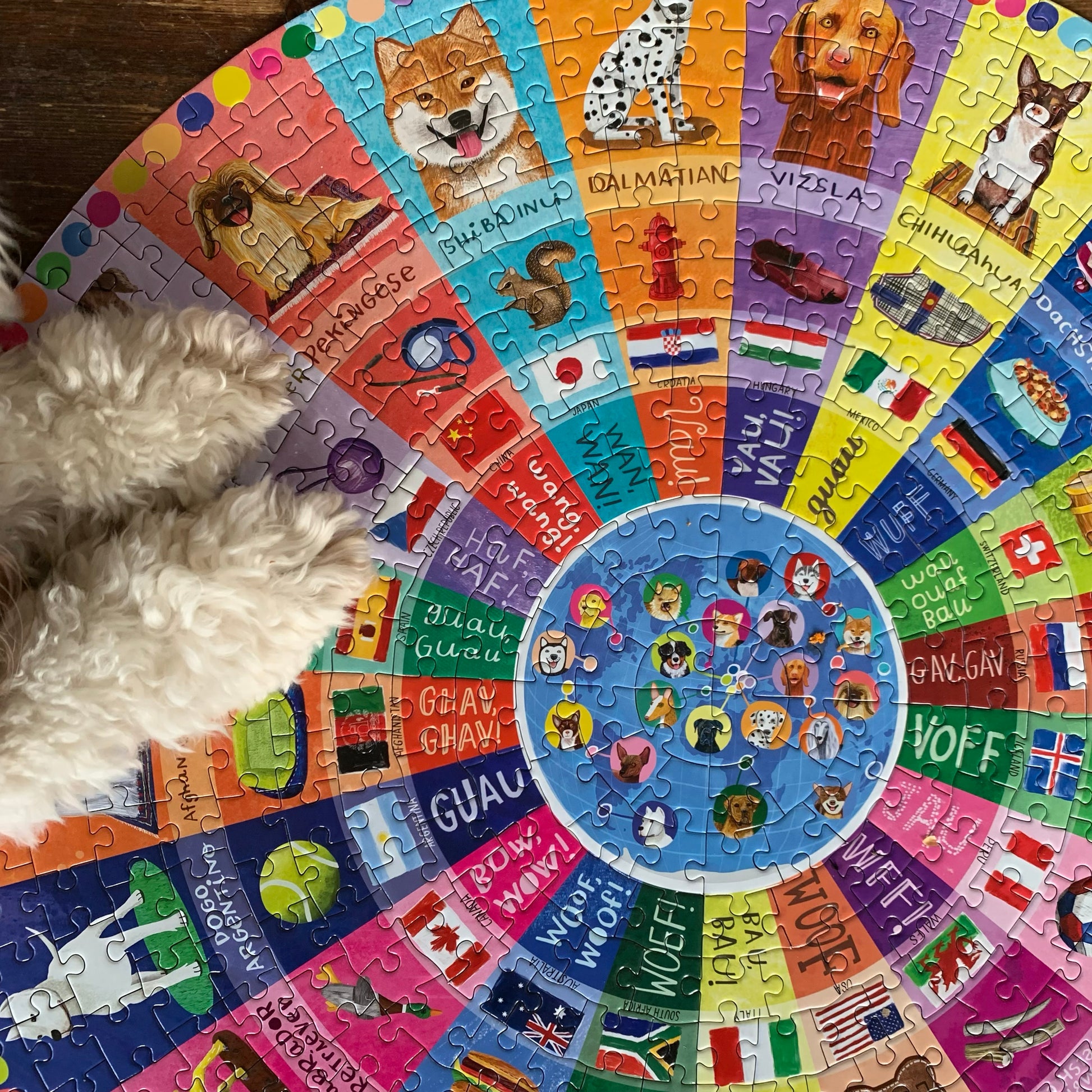 Badass Pitbull Puzzles - Fall Jigsaw Puzzle - Cute Dog Puzzles