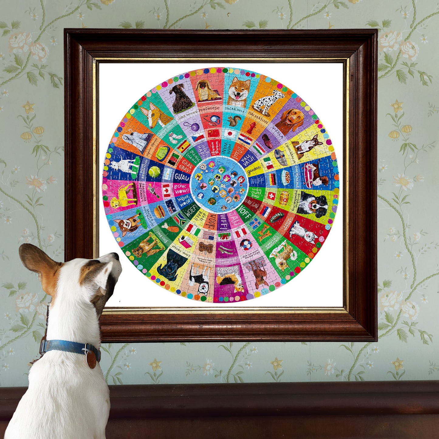 Dogs of the World 500 Piece Jigsaw Puzzle | eeBoo Piece & Love Amazing Gifts for Teens & Adults 14+