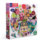 Fruits & Flowers Still Life 500 Piece Jigsaw Puzzle by eeBoo | Unique Fun Gifts