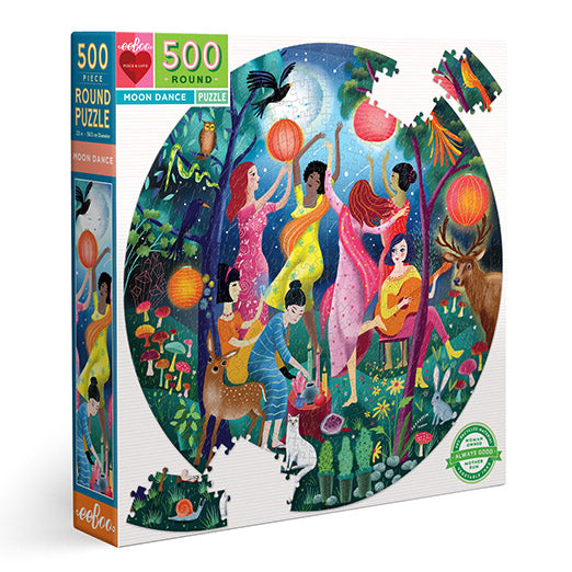 Moon Dance 500 Piece Round Puzzle