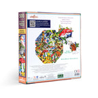 Poisonous Mushrooms 500 Piece Octagon Puzzle by eeBoo | Unique Fun Gifts