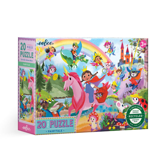 Fairytale 20 Piece Jigsaw Puzzle by eeBoo | Unique Fun Gifts