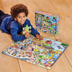 Friendly Town 36 Giant Jigsaw Puzzle by eeBoo | Unique Fun Gifts