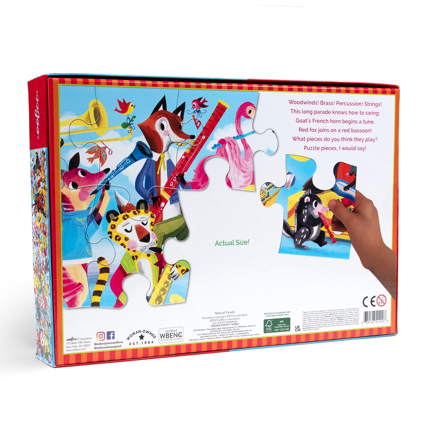 Musical Parade Ready to Learn 36 Piece Jigsaw Puzzle | Beautiful Unique Gifts for Ages 3+