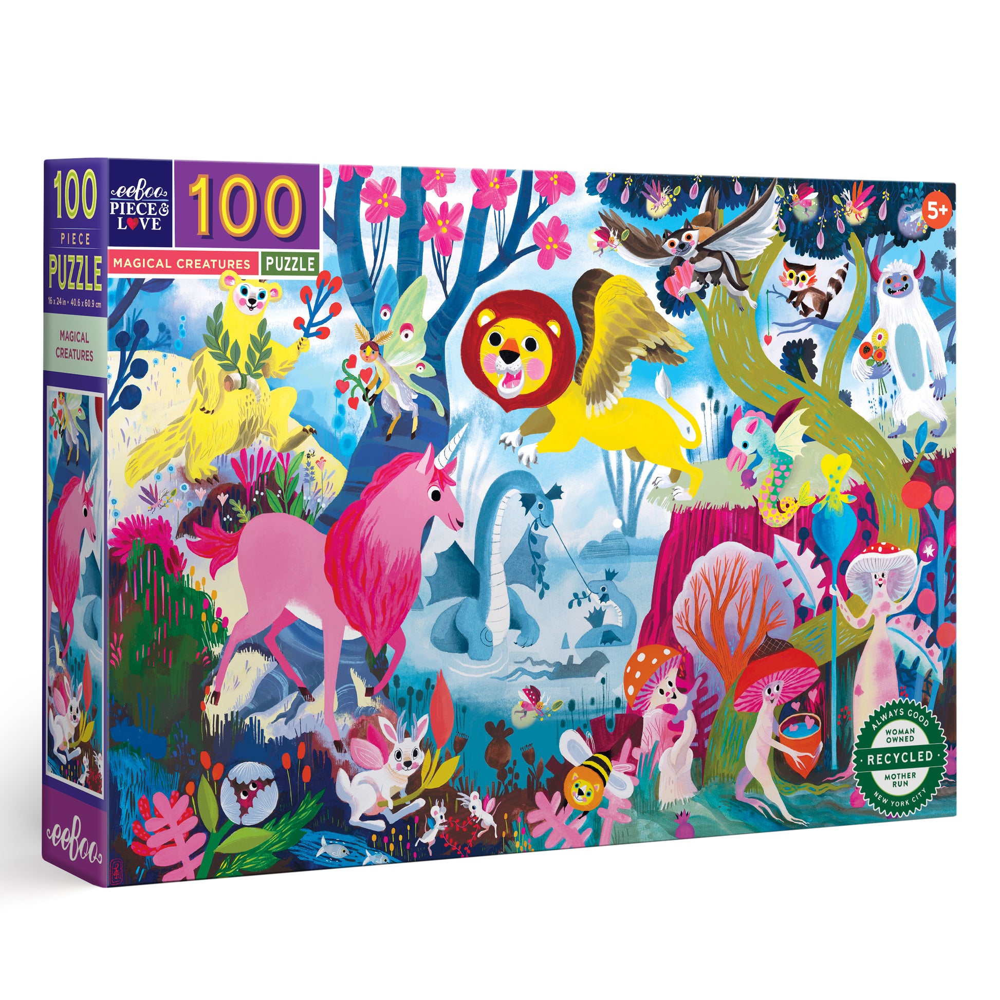 Magical Creatures 100 Piece Puzzle | Unique Fun Gifts for Kids Ages 5+