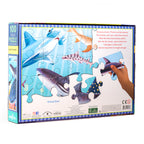 Love of Sharks 100 Piece Ocean Jigsaw Puzzle | Perfect Gift for Kids 5+ Swim with hammerheads, whale, stingrays, and great white sharks