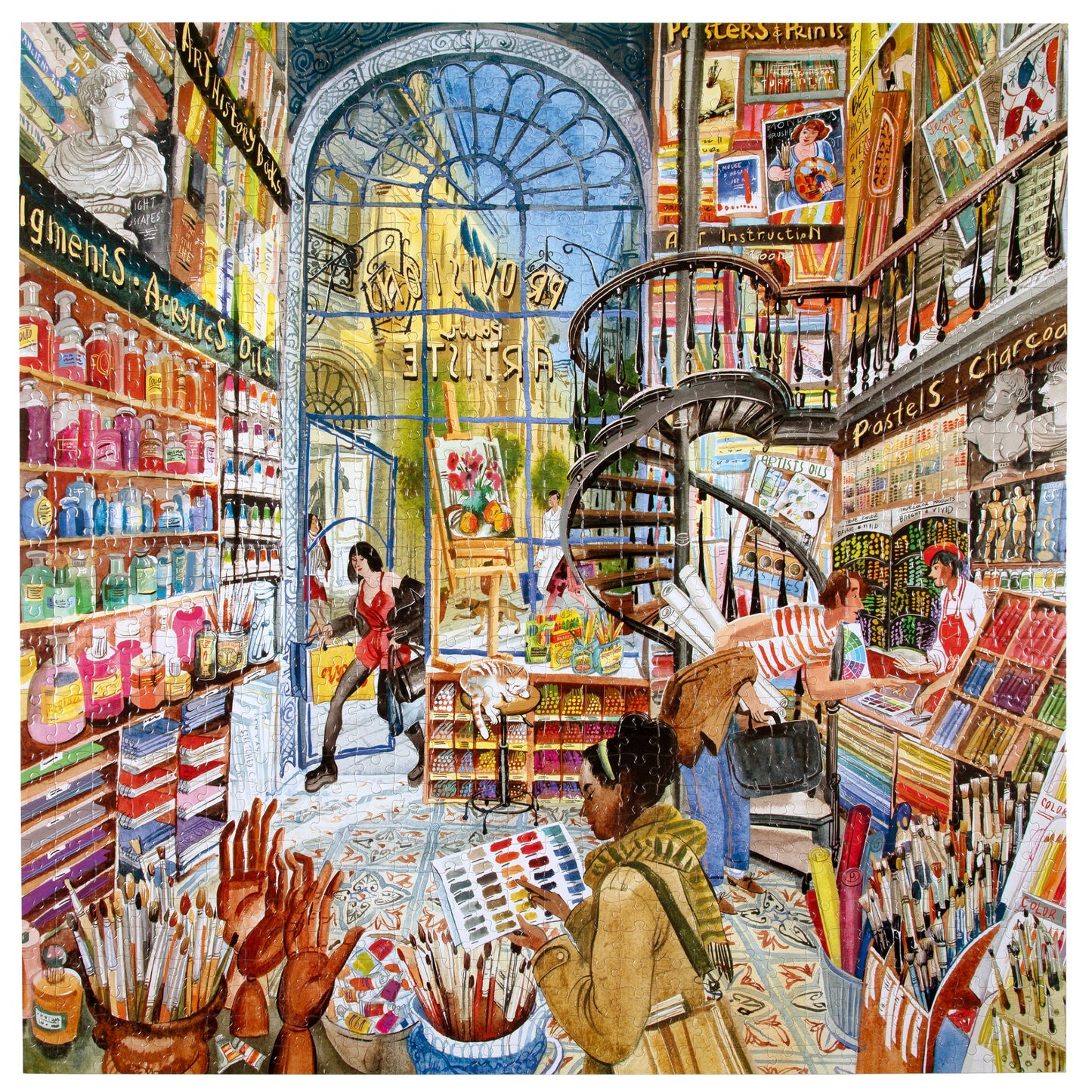 Artist Provisions 1000 Piece Jigsaw Puzzle by eeBoo | Unique Beautiful Gifts