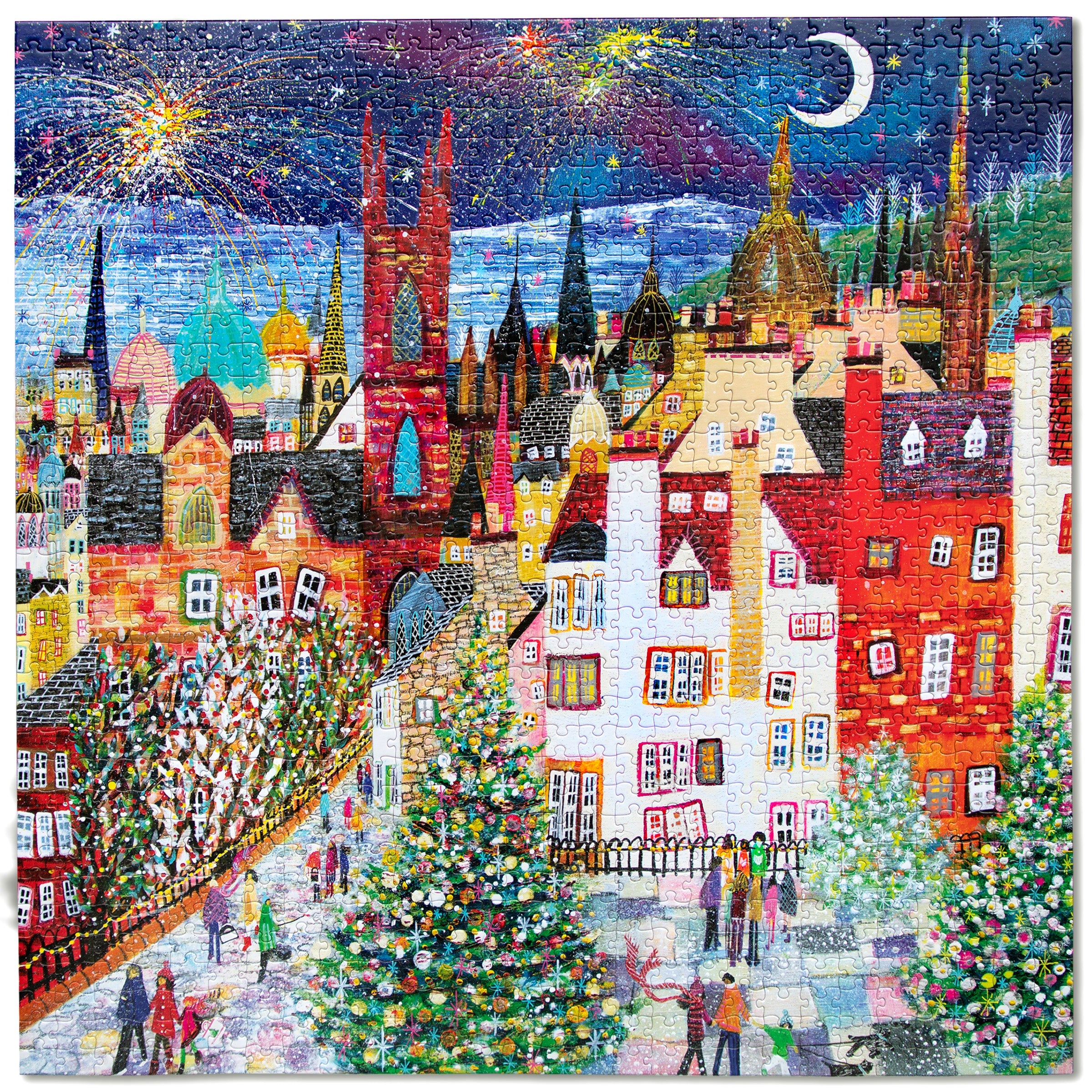 Christmas in Edinburgh 1000 Piece Puzzle
