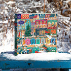 English Seaside Christmas 1000 Piece Puzzle