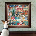 English Seaside Christmas 1000 Piece Puzzle