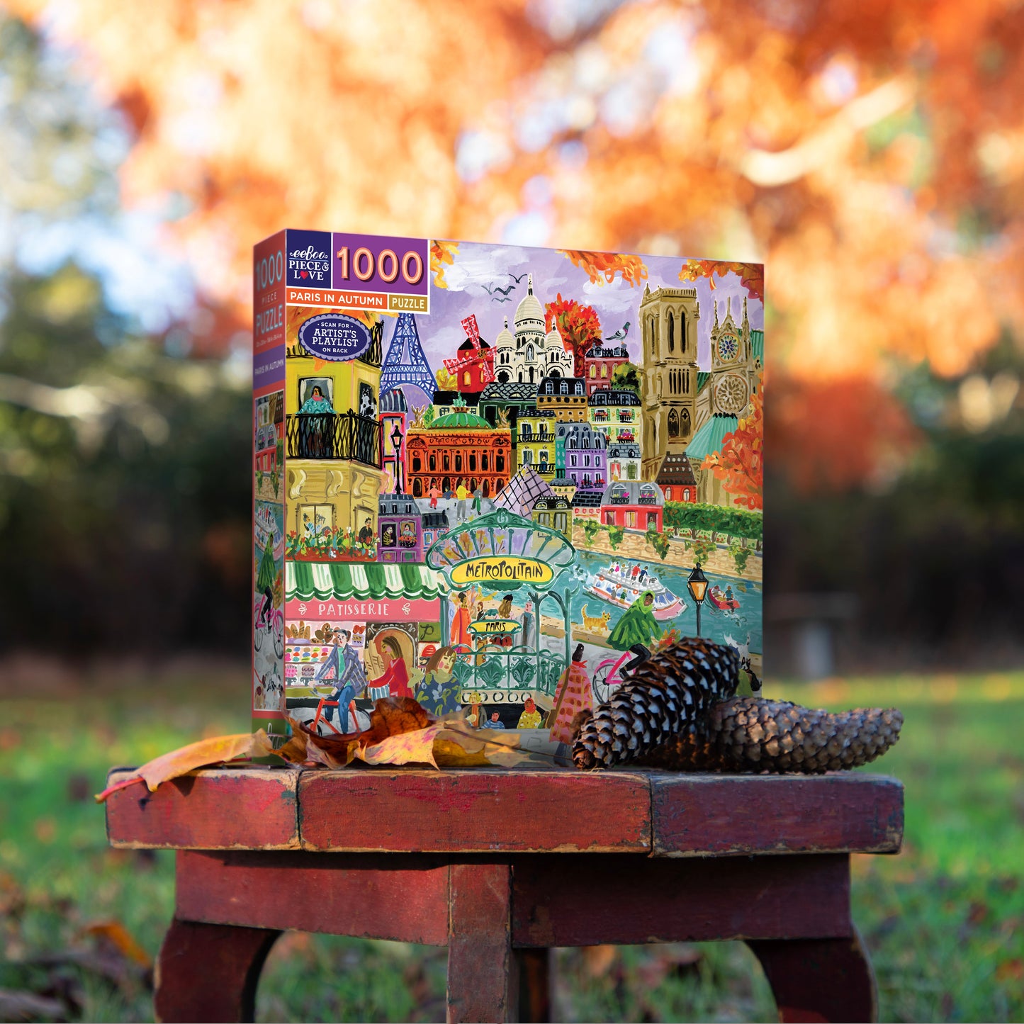 Paris in Autumn 1000 Piece Puzzle