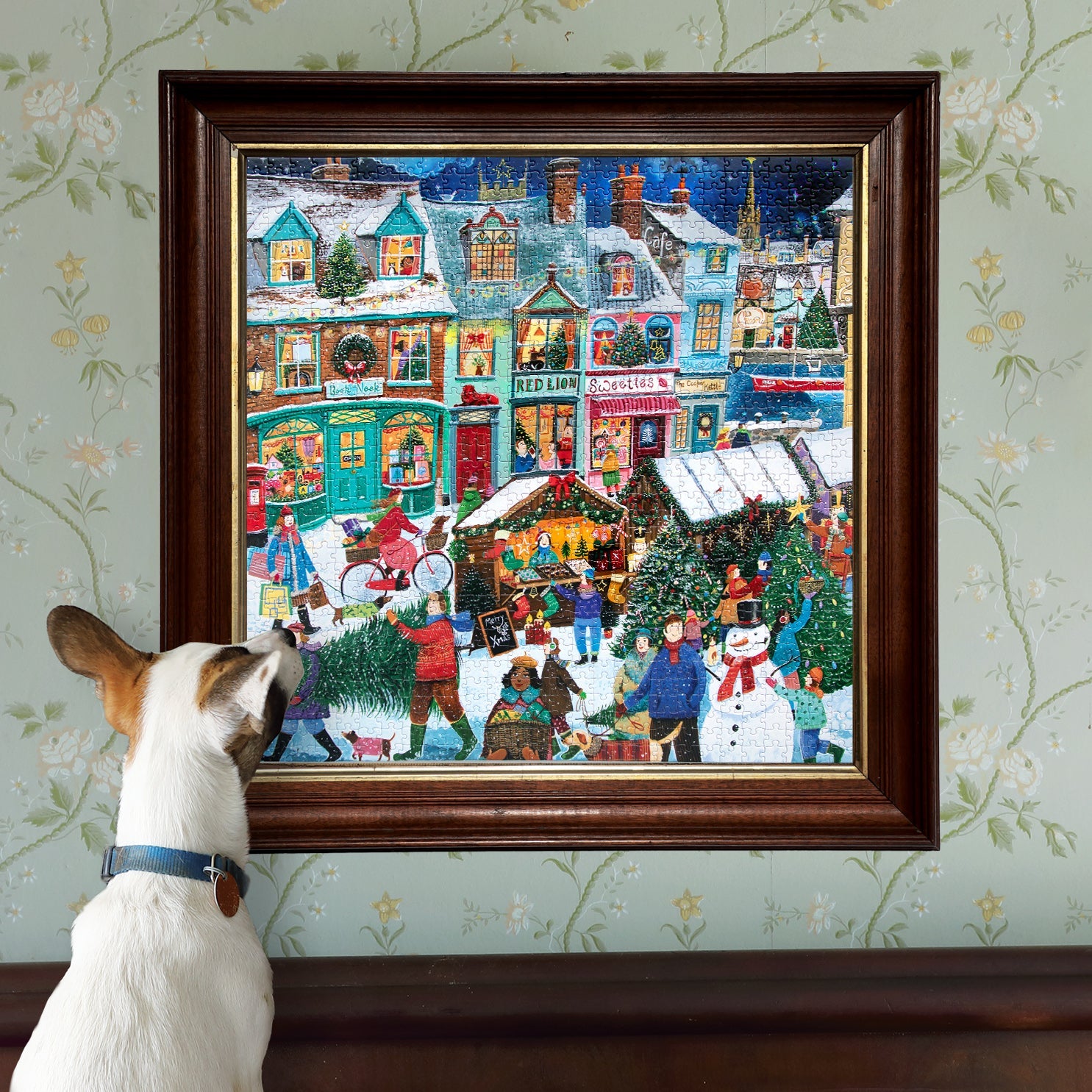 Holiday Market By the Sea 1000 Piece Puzzle by eeBoo | Unique