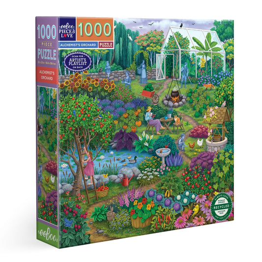 Alchemist's Orchard 1000 Piece Jigsaw Puzzle by eeBoo | Unique Fun Gifts