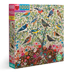 Songbirds Tree 1000 Piece Jigsaw Puzzle | eeBoo Piece & Love| Gifts for Bird Watchers | Adult Puzzle