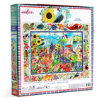 Seagull Garden in Maine 1000 Piece Rectangle Puzzle eeBoo Piece & Love Gifts for Beach Nature Lovers