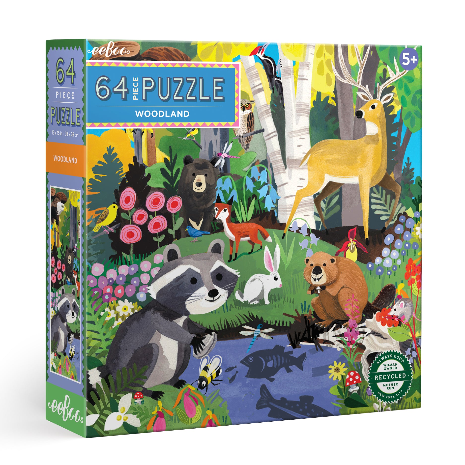 Woodland 64 Piece Puzzle | Unique Fun Gifts for Kids Ages 5+
