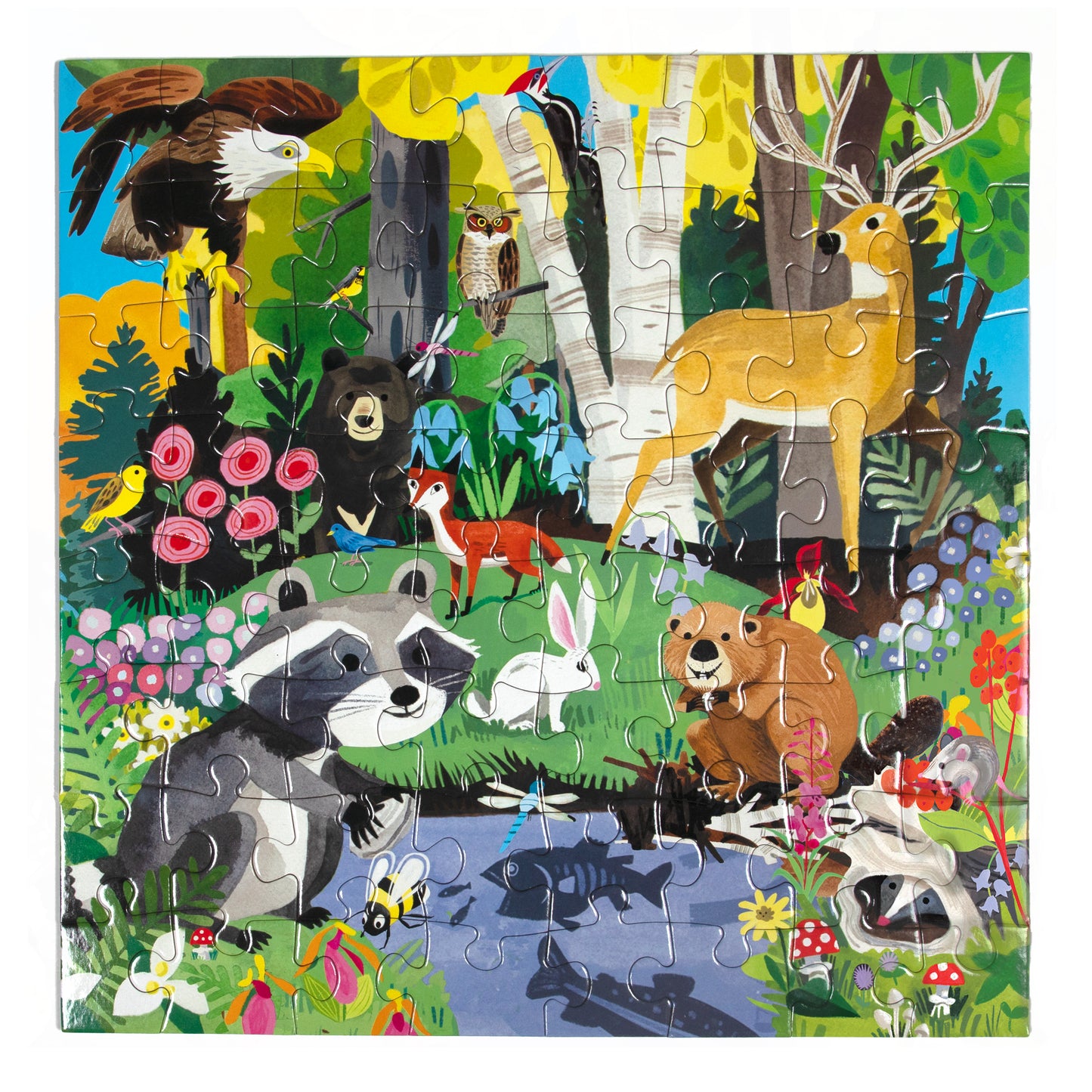 Woodland 64 Piece Puzzle | Unique Fun Gifts for Kids Ages 5+