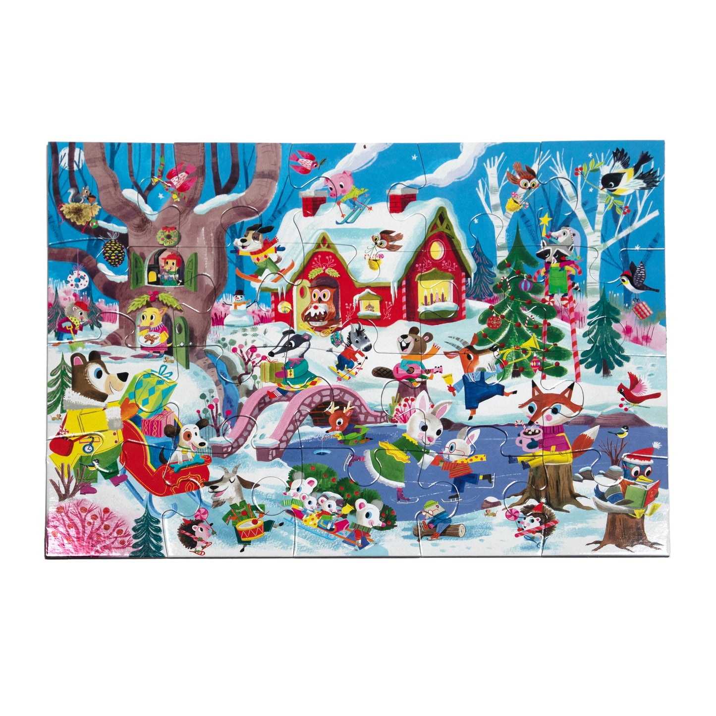 Woodland Winter 20 Piece Puzzle | Unique Fun Gifts for Kids Ages 3+
