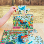 20-piece puzzle box with garden animals design. Garden Animals 20 Piece Puzzle by eeBoo | Unique Fun Gifts