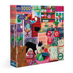 Pets in the Kitchen 1000 Piece Jigsaw Puzzle by eeBoo | Unique Beautiful Gifts