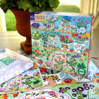 Floral Cupboard 1000 Piece Puzzle by eeBoo | Unique Beautiful Gifts