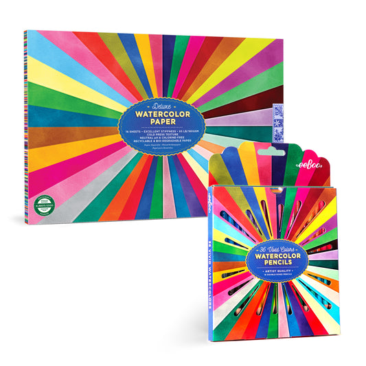 Rainbow Watercolor Pencil Bundle