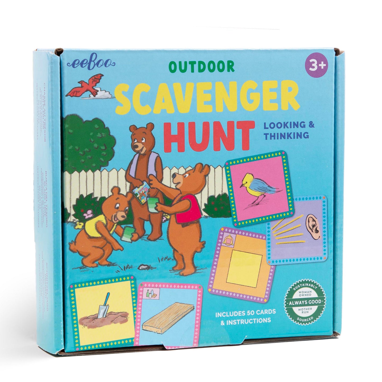 Outdoor Scavenger Hunt Seek and Find Game by eeBoo for Kids Ages 3+ | Builds Observational and Analytical Skills
