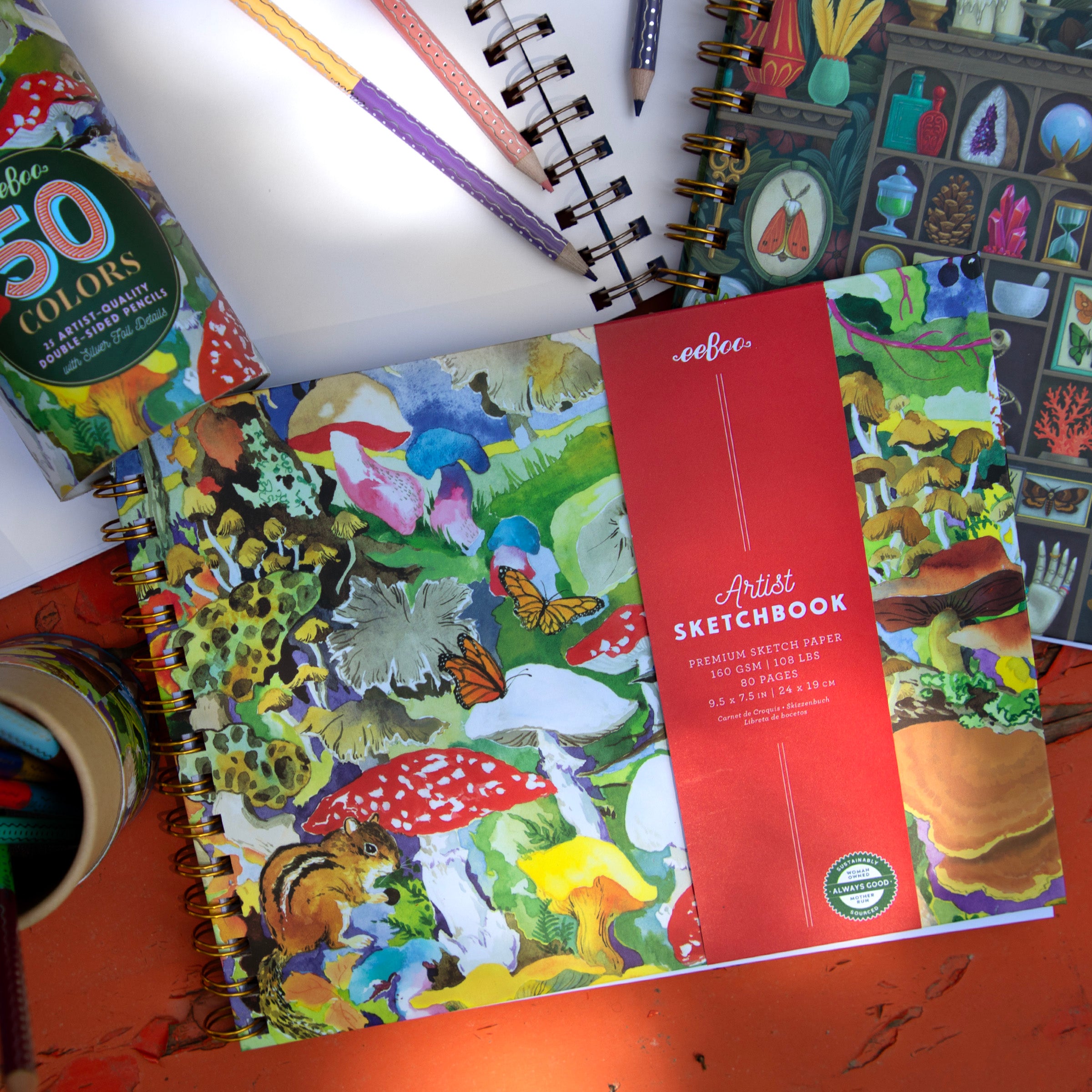 mushroom-hardcover-artist-sketchbook