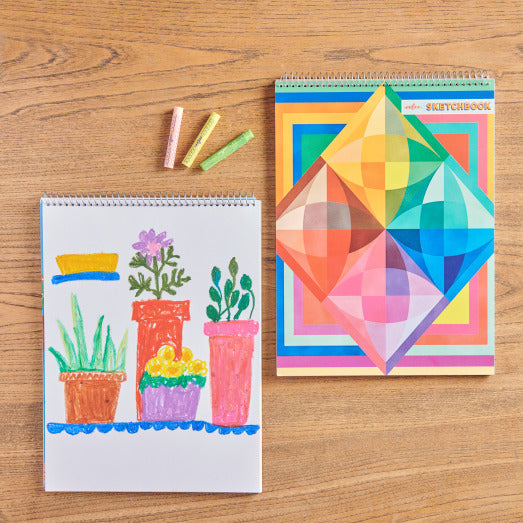 Rainbow Colors Sketchbook by eeBoo | Unique Fun Gifts