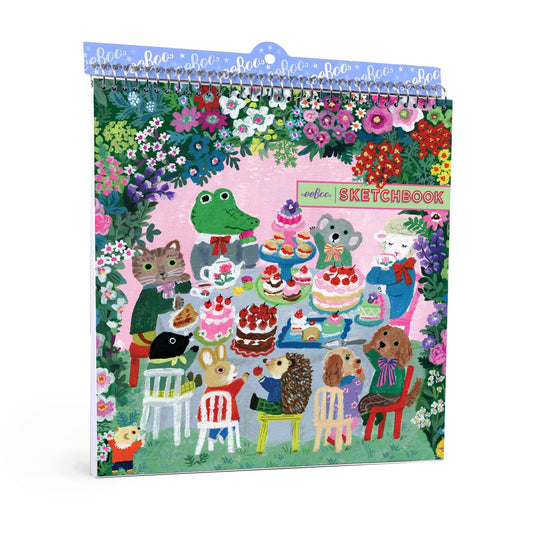 Sweet Celebration Square Sketchbook by eeBoo | Unique Fun Gifts