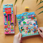Sweet Celebration Square Sketchbook by eeBoo | Unique Fun Gifts