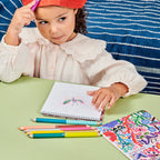 Butterflies Sketchbook & Color Pencil Bundle by eeBoo