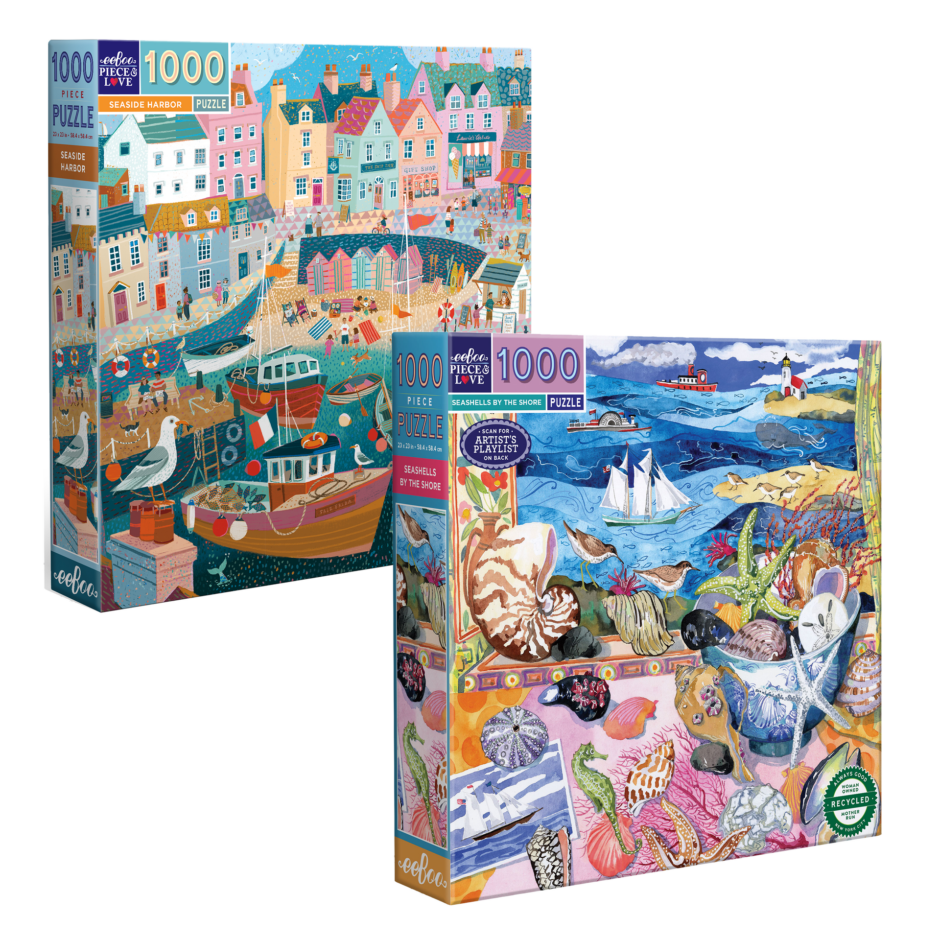 Seaside Puzzle Bundle – eeBoo