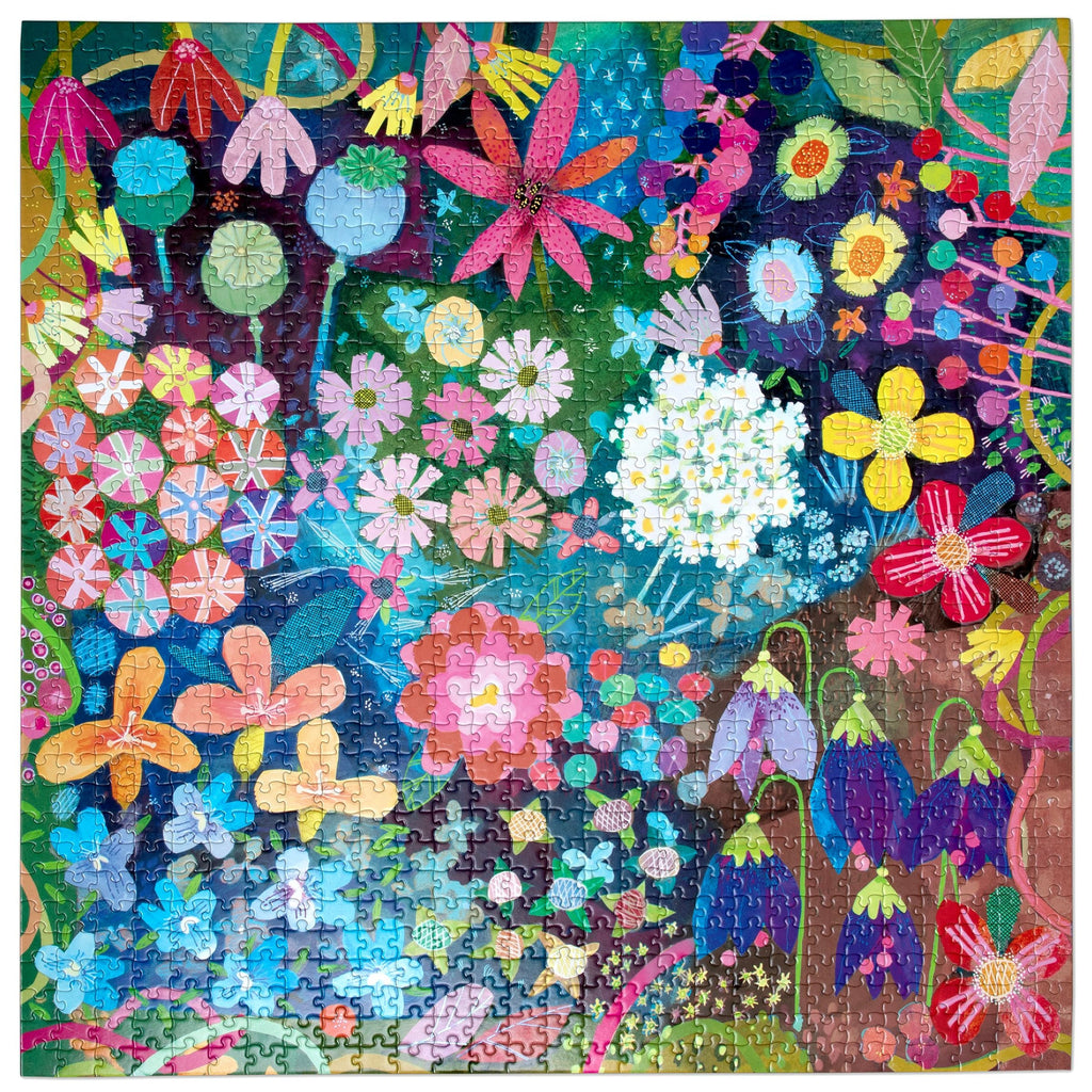 Seeds & Flowers 1000 Piece Puzzle by eeBoo | Unique Beautiful Gifts