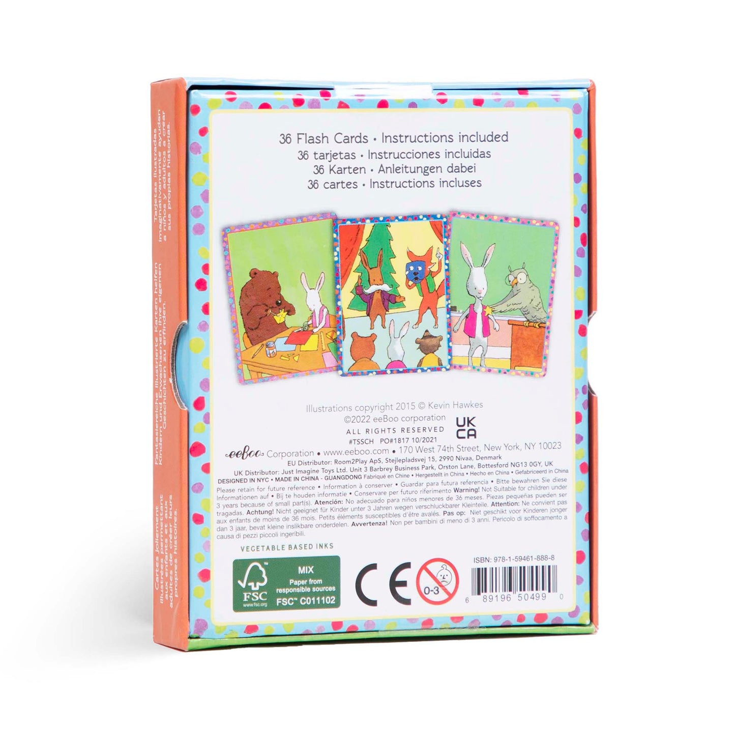 Back to School Create a Story Flash Cards by eeBoo | Develops Imagination Amazing Gifts for Kids 3+