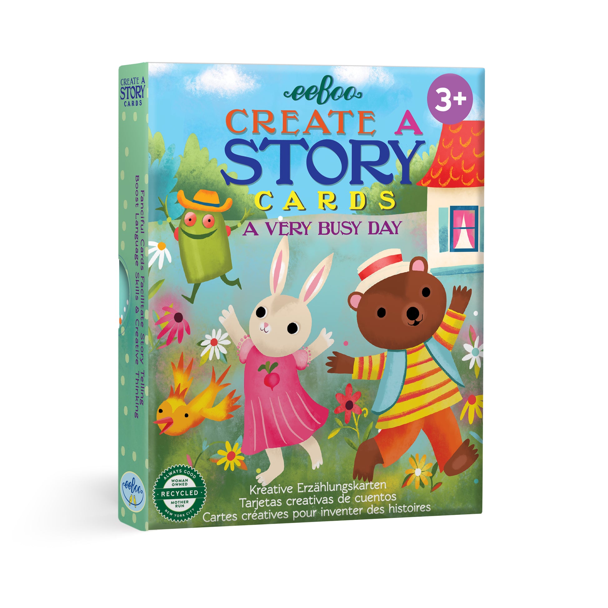 A Very Busy Day Create a Story eeBoo Creative Gifts for Kids 3+