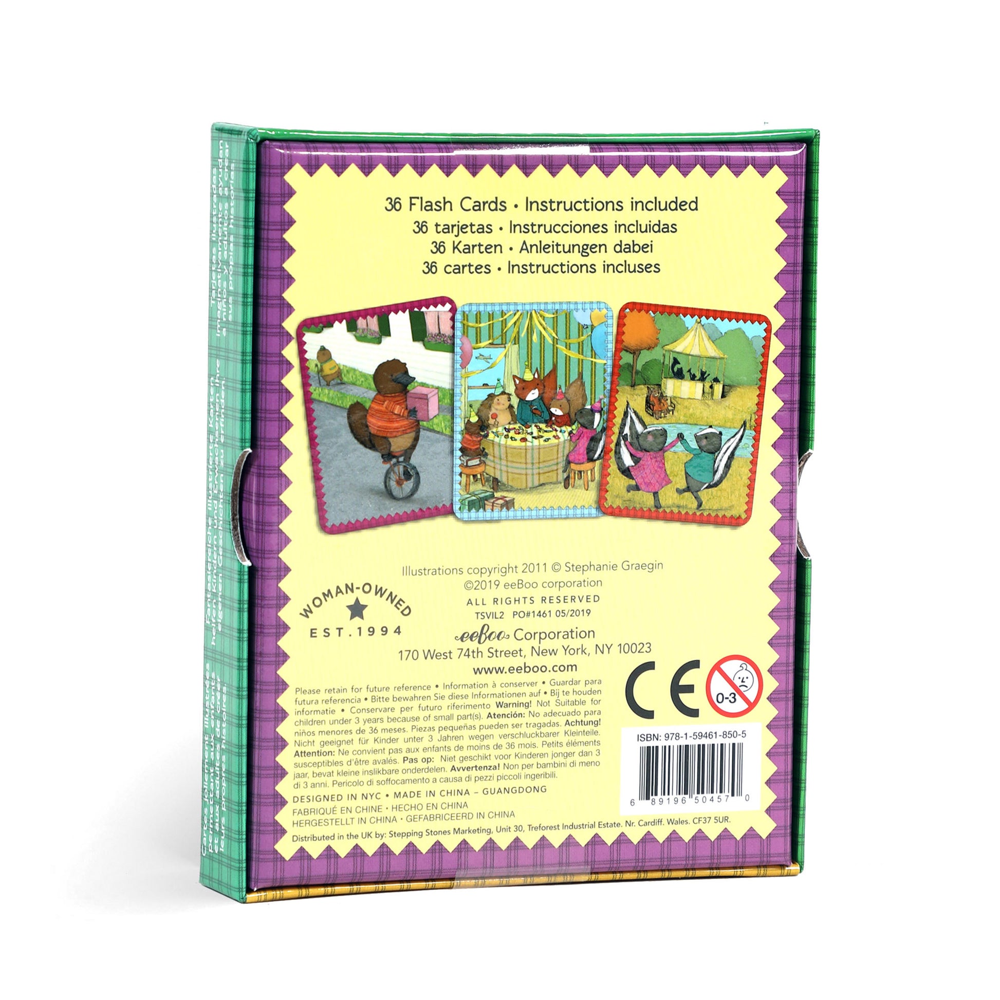 Animal Village Create and Tell Me A Story Cards eeBoo Fun for Kids 3+