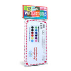 Butterflies 12 Watercolors Tin |  Gifts by eeBoo