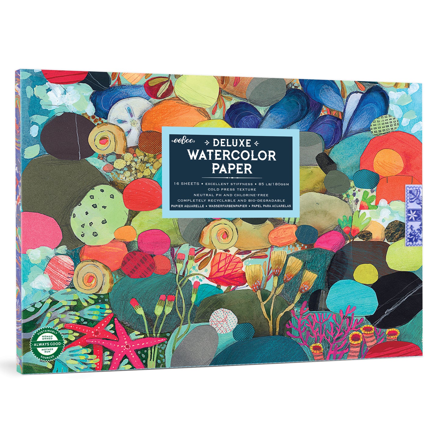 Tidepool Watercolor Pad | Unique Great Gifts for Kids & Adults
