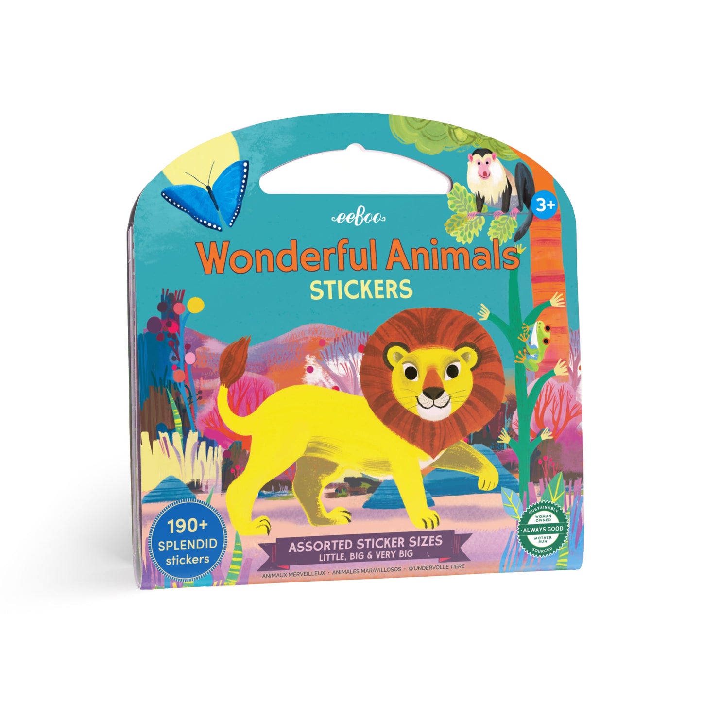 Wonderful Animals Stickers Book eeBoo