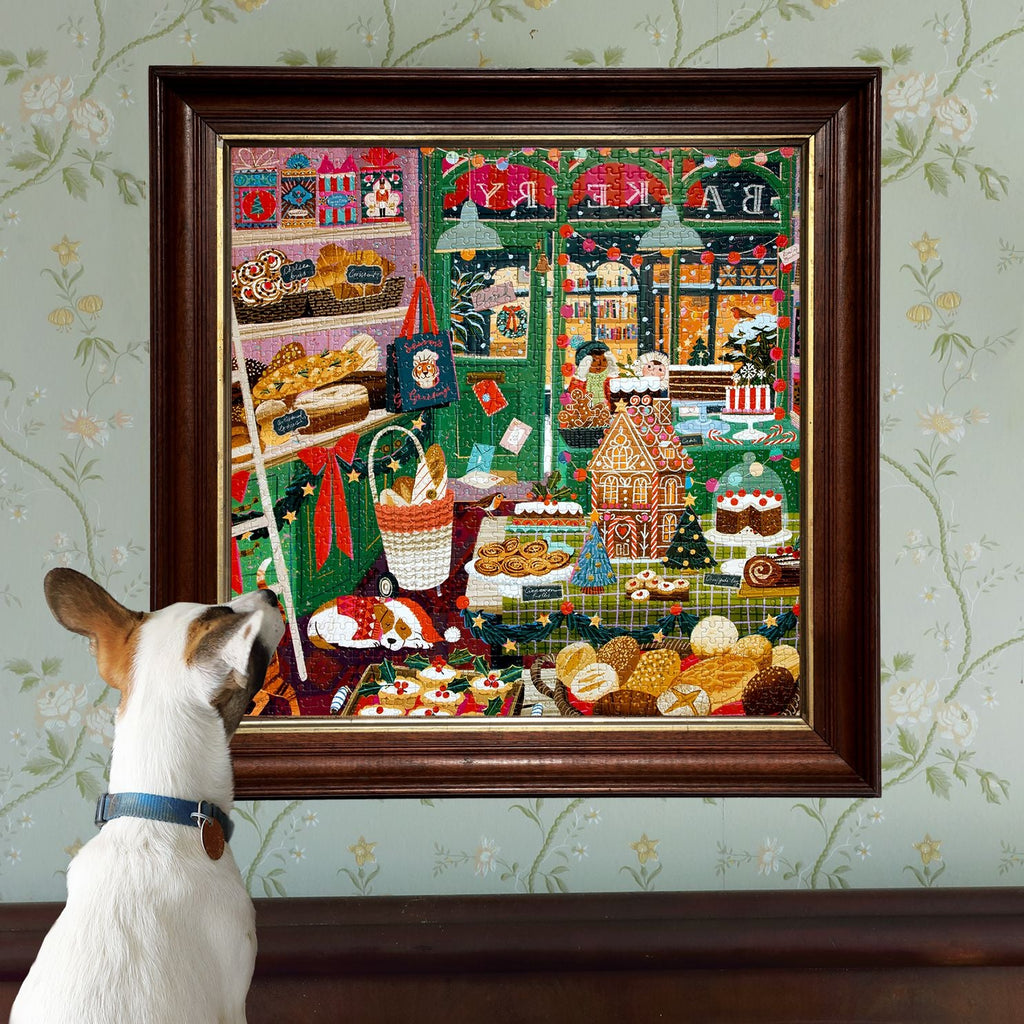 Holiday Bakery 1000 Piece Puzzle by eeBoo | Unique Beautiful Gifts