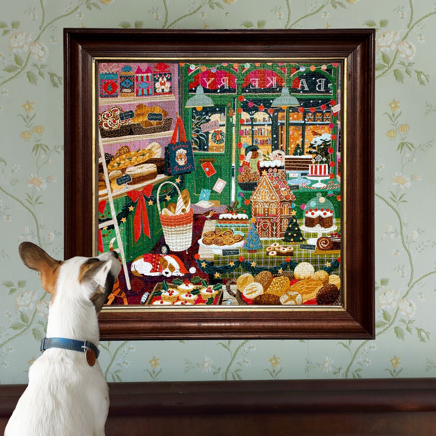 Holiday Bakery 1000 Piece Puzzle by eeBoo | Unique Beautiful Gifts