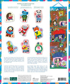 Children's educational chart with colorful animal stickers and numbers. Yumi Growth Chart